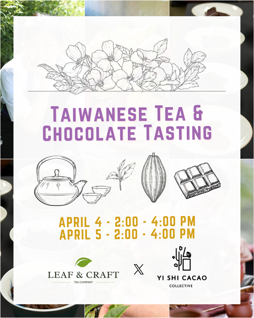 Taiwanese Tea & Chocolate Tasting