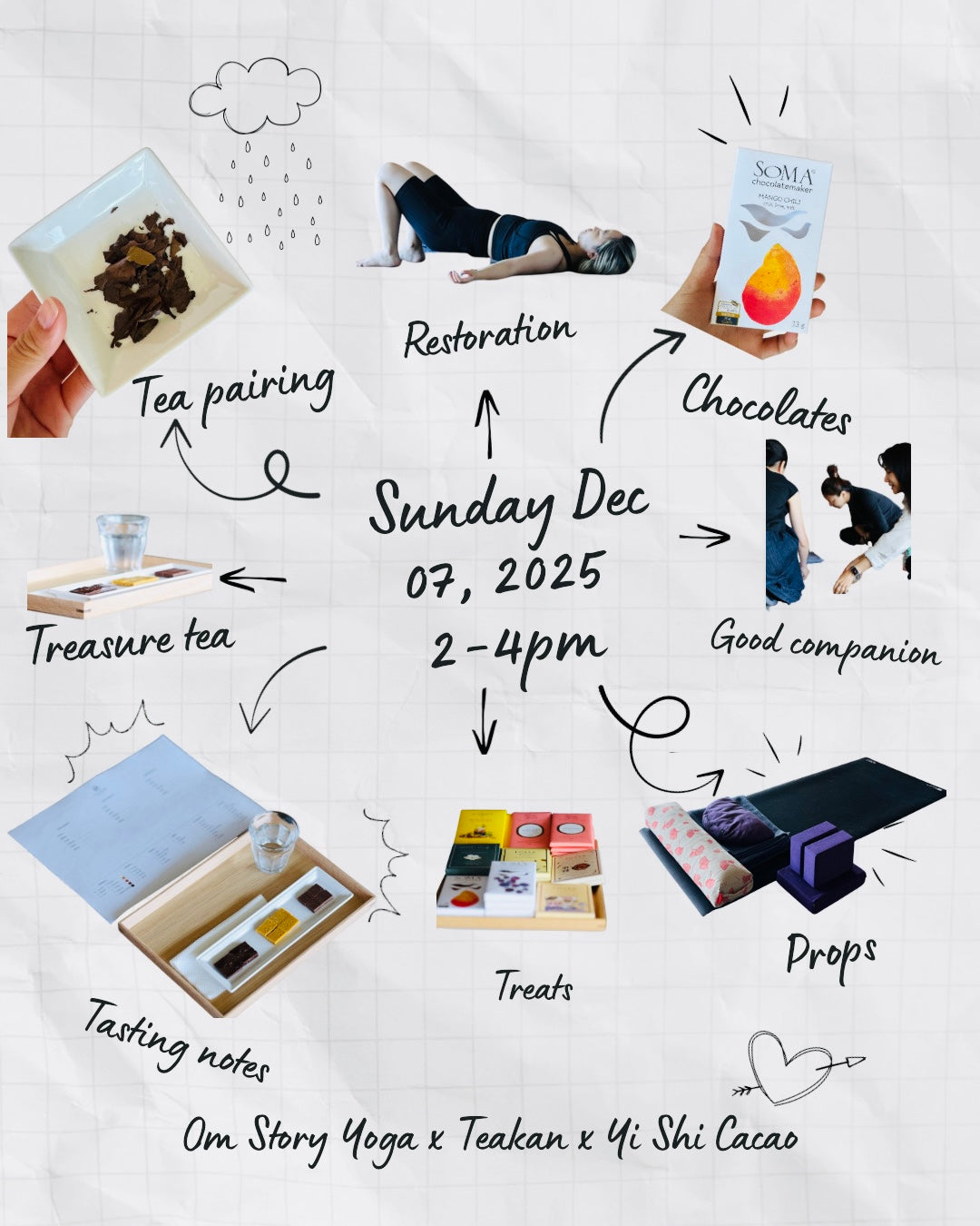 Winter Element: Earth - Tea & Chocolate Tasting, Yoga Restoration